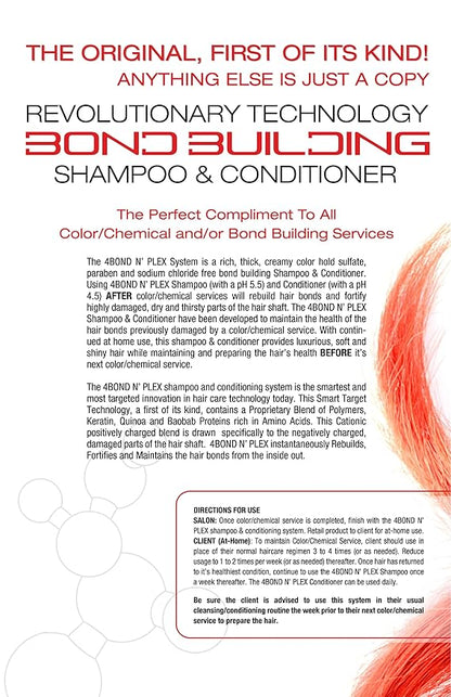 POWERTOOLS 4BOND Bond Building Shampoo | Restore Damaged Hair | Contains Advanced Polymers, Keratin, Baobab &amp; Quinoa Proteins (8 Fl Oz)