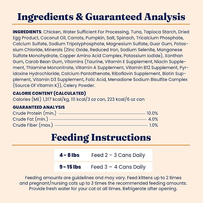 Solid Gold Wet Cat Food Pate in Coconut Oil - Healthy Canned Cat Food Pate w/Real Chicken, Omega Fatty Acids, Vitamins &amp; Minerals - Grain Free &amp; Gluten Free Canned Meals for Cats &amp; Kittens - 24ct/3oz