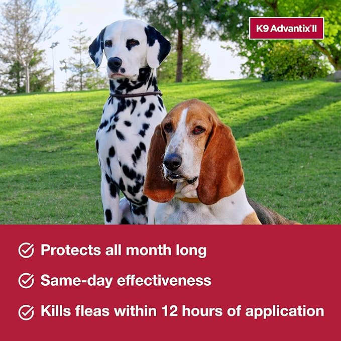 K9 Advantix II Medium Dog Vet-Recommended Flea, Tick &amp; Mosquito Treatment &amp; Prevention | Dogs 11-20 lbs. | 4-Mo Supply