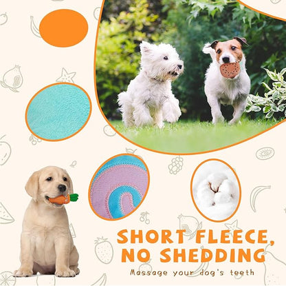 Charming Chorus 20-Pack Squeaky Dog Toys Set - Included 4 Dog Bags, Plush Puppy Toys with Irresistibly Cute Characters for Small Dogs, Interactive Dog Squeak Toys for Fun&amp;Teeth Cleaning