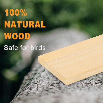Bird Perch Stand, Bird Training Portable Tabletop Platform, Parrot Bird Cage Toy Gym Accessories for Parakeets Cockatiels, Conures, Macaws, Finches Lovebirds
