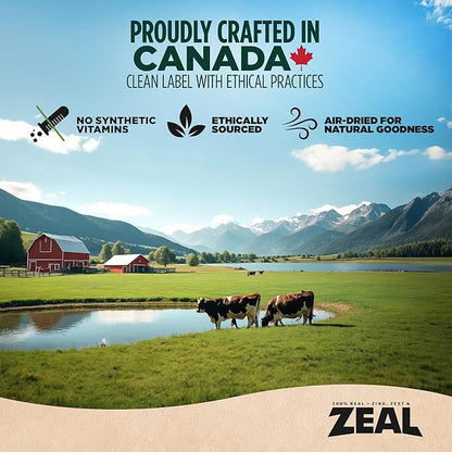 ZEAL Canada Air-Dried Salmon &amp; Turkey Recipe for Cats - Superfood Omega-3 Rich, Dual-Protein, Grain Free, No Fillers, Complete Nutrition (Salmon &amp; Turkey, 14.1 oz)