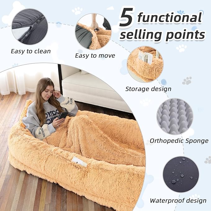 Human Dog Bed, 71&