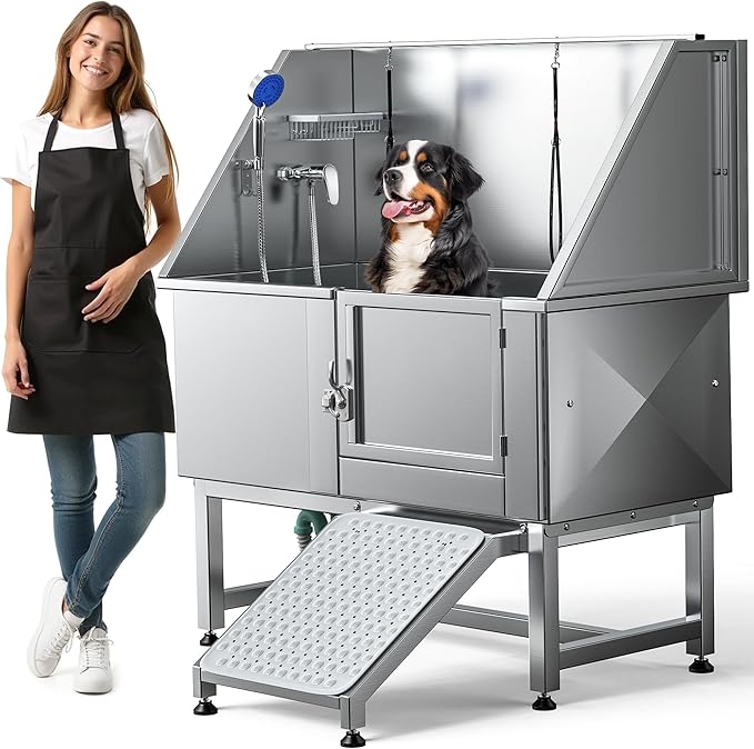 DWVO Professional Pet Dog Bathing Station for Grooming, 50&