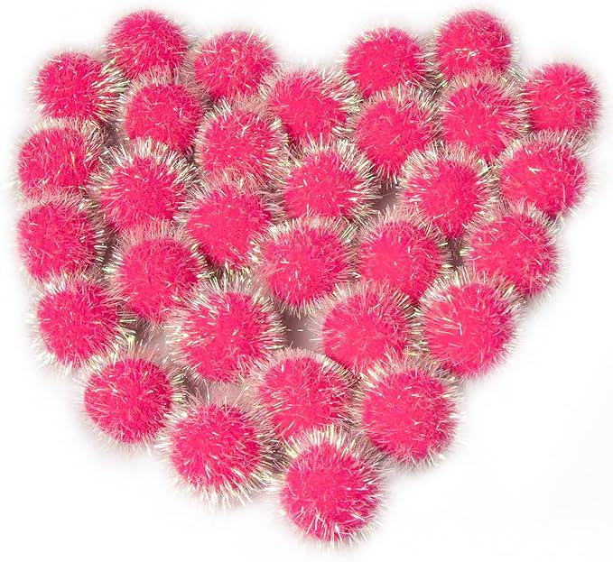 VAPKER 30 Pcs Cat Ball Toys Sparkle Balls Extra Large 2 Inch Cat&