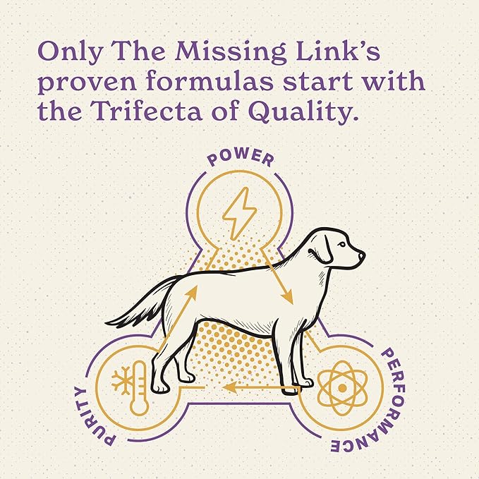 The Missing Link Senior Dog Supplement 1lb Bag - Powerful Powder Supports Bones, Joints, Skin, Coat, Heart, Eyes, Memory &amp; Cognition