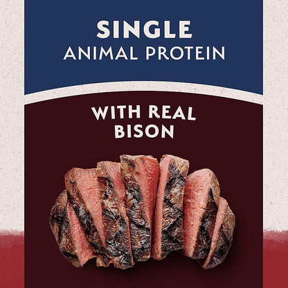 Natural Balance Limited Ingredient Adult Grain-Free Dry Dog Food, Reserve Sweet Potato &amp; Bison Recipe, 4 Pound (Pack of 1)