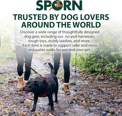 Sporn No Pull Dog Harness for Small-Sized Dogs - Red Mesh, Heavy Duty Nylon, Breathable, Lightweight, Adjustable, Padded, Soft &amp; Easy, Anti-Pull &amp; Anti-Rub Body Halter, Small Dog Harness for Puppies