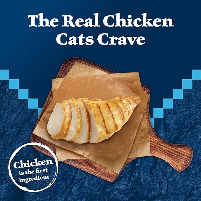 Blue Buffalo Wilderness Natural Wet Cat Food Paté, High-Protein &amp; Grain-Free Recipe, Chicken, 5.5-oz. Cans (24 Count)