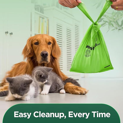 The Original Poop Bags® Dog Waste Bags with Handles, 38% Plant-Based, Heavy-Duty &amp; Leak-Proof, 300 Count