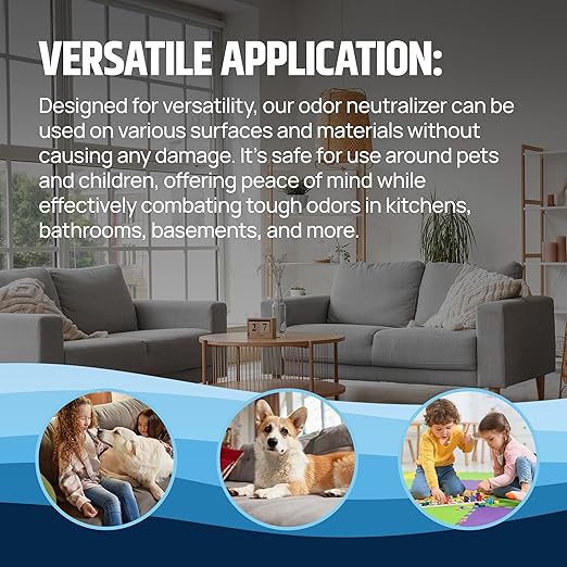 SOCAR - Odor Neutralizer 128oz Liquid REFILL - Odor Eliminator for Home, Office, Gym, Car. Eliminates Odors from Pets, Cooking, Sports Gear, Urine, Vomit &amp; Unwanted, Strong Odors