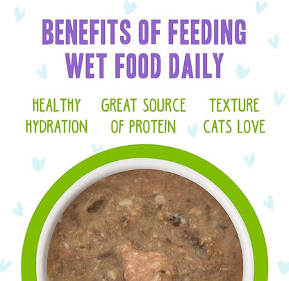 Weruva B.F.F. OMG - Best Feline Friend Oh My Gravy!, Selfie Cam! with Chicken &amp; Lamb in Gravy Cat Food, 2.8oz Can (Pack of 12)
