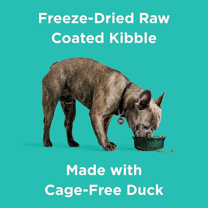 BIXBI Rawbble Dry Dog Food, Duck, 24 lbs - USA Made with Fresh Meat - No Meat Meal &amp; No Corn, Soy or Wheat - Freeze Dried Raw Coated Dog Food - Minimally Processed for Superior Digestibility