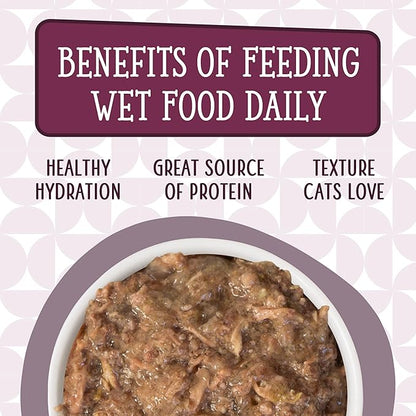Weruva Cats in The Kitchen, The Double Dip with Chicken &amp; Beef Au Jus Cat Food, 6oz Can (Pack of 24)