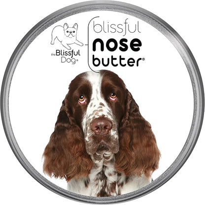 The Blissful Dog Springer Spaniel Nose Butter, Versatile Dog Nose Balm for Dry Nose, Handcrafted Nose Moisturizer, Easy-to-Apply Dog Essentials, Unscented, 8 oz.