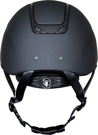 TIPPERARY EQUESTRIAN Horse Riding Helmet - Royal Wide Brim - English Style Protective Horseback Riding Apparel - Safety Helmet with Cooling Ventilation