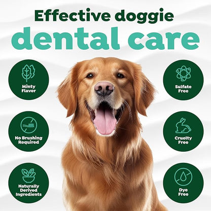 TropiClean Oral Care Brushing Gel for Dogs &amp; Cats| Dog Toothpaste | Pet Dental Gel | Dog Teeth Cleaning Use with Pet Toothbrush | 2 oz