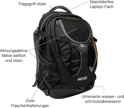 Kurgo G-Train Dog Carrier Backpack for Small Pets Up to 25 Lbs, TSA &amp; Airline Approved, Navy Blue