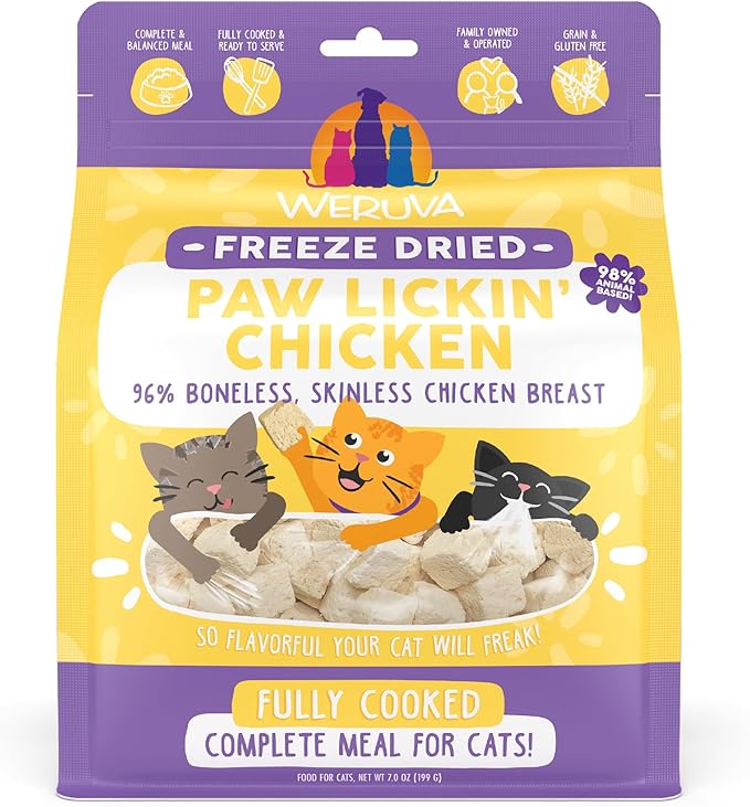 Weruva Cat Freeze Dried, Paw Lickin&