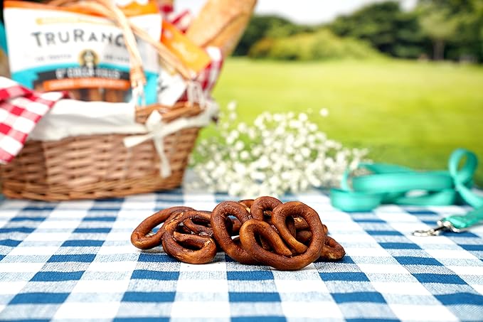 Collagen Pretzels, Bully - Collagen Dog Treats - Long Lasting Healthy Joint Support Dog Treat - Rawhide Alternative - Skin &amp; Coat Health, 1 Bag, 8 Count