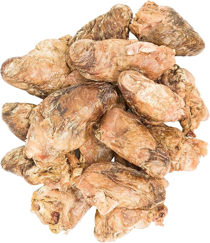 hotspot pets Freeze Dried Duck Heart Treats for Cats &amp; Dogs - Made in USA, 1LB Big Bag - Single Ingredient All Natural Grain-Free Duck Hearts - Perfect for Training, Topper or Snack