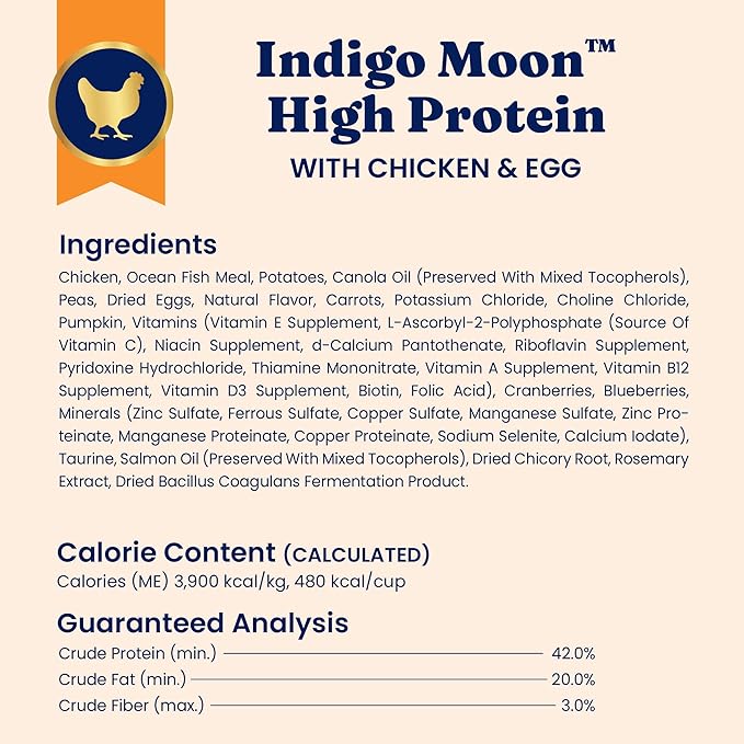 Solid Gold High Protein Dry Cat Food - Grain Free &amp; Gluten Free Chicken Cat Dry Food w/Probiotics for Gut Health &amp; Digestion - High Fiber &amp; Omega 3 - Low Carb Superfood Kibble for Cats All Ages -12LB