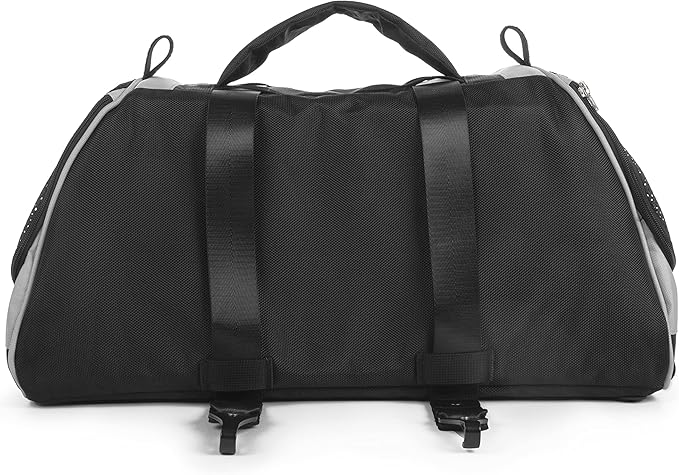 Sherpa Forma Frame Crash-Tested Travel Pet Carrier, Airline Approved &amp; Guaranteed On Board - Black, Medium