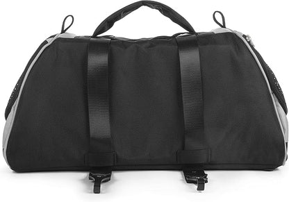 Sherpa Forma Frame Crash-Tested Travel Pet Carrier, Airline Approved &amp; Guaranteed On Board - Black, Medium