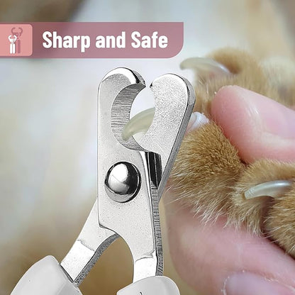 Mr. Pen Cat Nail Trimmer - Wine &amp; White, Cat &amp; Kitten, Small Dog Nail Clipper &amp; Claw Trimmer