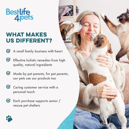 Dog Bad Breath Treatment &amp; Dog Dental Care Solution, Natural Supplement for Canine Oral Health, Canine Tooth Pain Relief, Plaque Control, Gum Disease, Gingivitis, 400 Odorless, Tasteless Pills