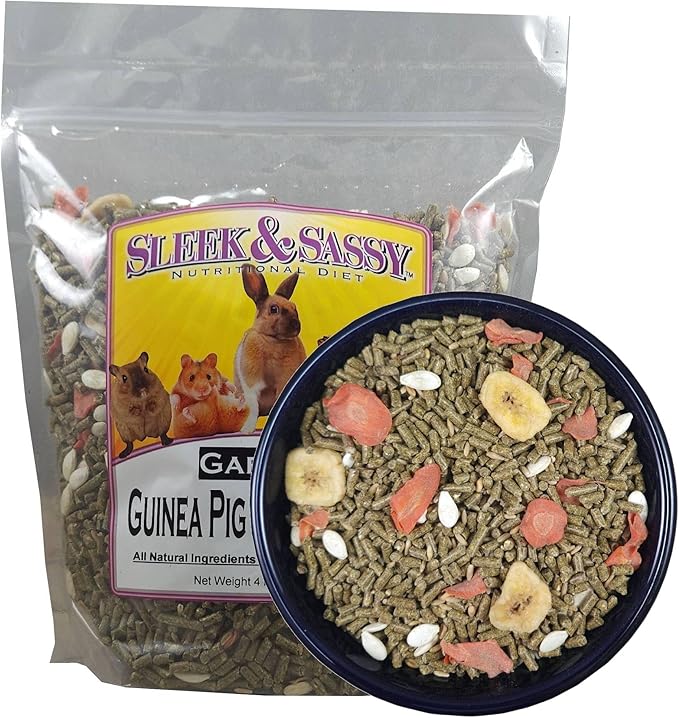 SLEEK &amp; SASSY Garden Guinea Pig &amp; Rabbit Food (4 lbs.)