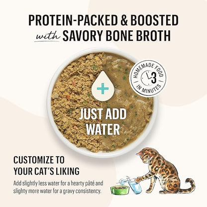 The Honest Kitchen Dehydrated Grain Free Chicken Cat Food, Single Serve Pack, 1 oz x10