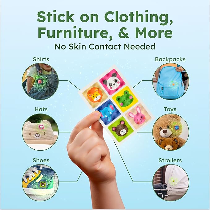 BugMD Squito Stickers Mosquito Repellent Patch Stickers for Kids (234 Patches), Safe &amp; Effective Insect Repellent Patches for Toddlers, Kids, Camping, Beach &amp; Outdoor Essentials