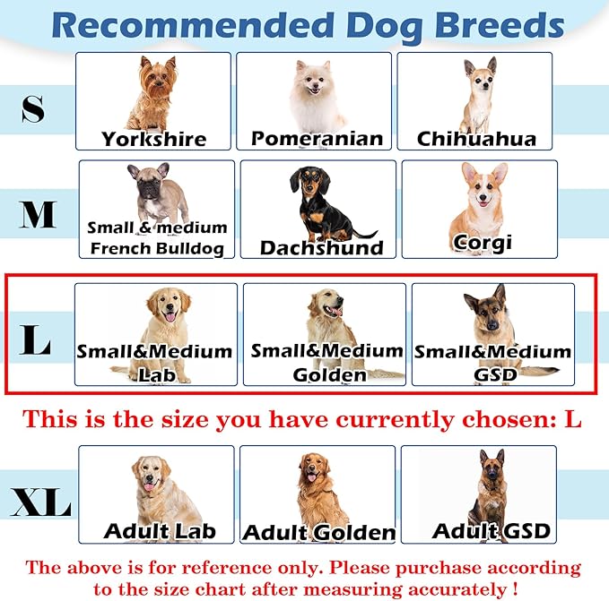 Hard &amp; Heavy Plastic Dog Cone Collar Alternative for Lab Golden GSD (Small&amp;Medium Sized),Pet Neck Head Protective Cone Anti-Lick, Adjustable Elizabethan Recovery Collar Cone of Shame for Healing