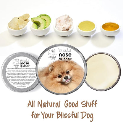 The Blissful Dog Pomeranian Unscented Nose Butter - Dog Nose Butter, 1 Ounce