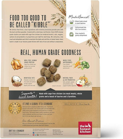 The Honest Kitchen Whole Food Clusters Whole Grain Chicken &amp; Oat Dry Dog Food, 1 lb Bag