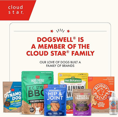 Dogswell Skin &amp; Coat Jerky Dog Treats, Salmon, 10 oz. Bag