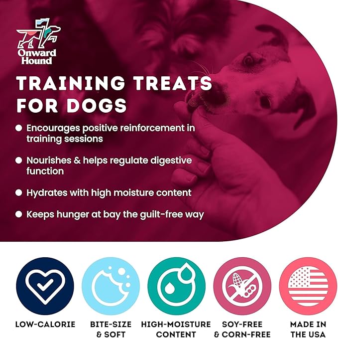 Training Treats for Dogs - Soft Bison - Low Calorie Dog Training Treats for Sensitive Stomachs with Single Source Premium Protein, Corn Free, &amp; Soy Free Formula - 10 oz