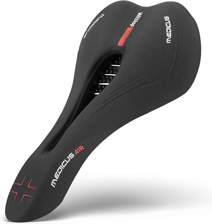 Wittkop Bike Seat I Bicycle Seat for Men and Women, Waterproof Bike Saddle with Innovative 5-Zone-Concept I Exercise Bike Seat for BMX, MTB &amp; Road