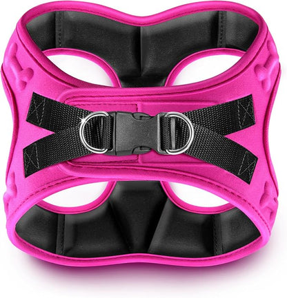 Comfort fit Step-in Dog &amp; Puppy Harness - Comfortable All Weather Dog Vest Harness: Adjustable, Soft Padded, Easy to Put-on for Small, Medium-Sized Dogs.