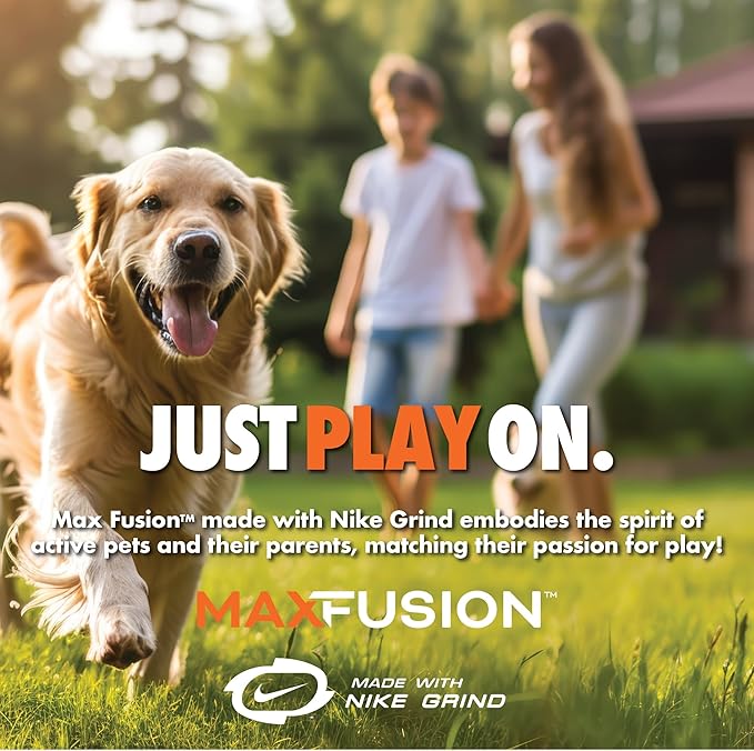 Max Fusion with Nike Grind, Dog Chew Toy, Arlee Weeble Treat Dispensing Toy for Dogs, Durable &amp; Interactive for Pets, L