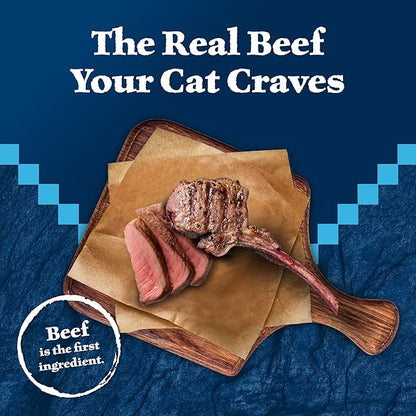 Blue Buffalo Wilderness Rocky Mountain Recipe Adult Wet Cat Food Paté, Chicken-Free &amp; Grain-Free Recipe, Made with Natural Ingredients, Red Meat Feast, 5.5-oz. Cans (24 Count)