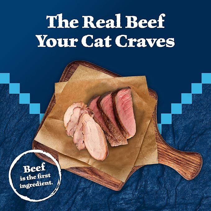 Blue Buffalo Wilderness Rocky Mountain Recipe Flaked Wet Cat Food, Chicken-Free &amp; Grain-Free Recipe, Made with Natural Ingredients, Red Meat in Tasty Gravy, 5.5-oz. Cans (24 Count)