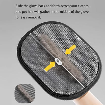 Pet Hair Removal Glove, Electrostatic Gloves Pet Hair Removal, Reusable Pet Hair Remover Glove