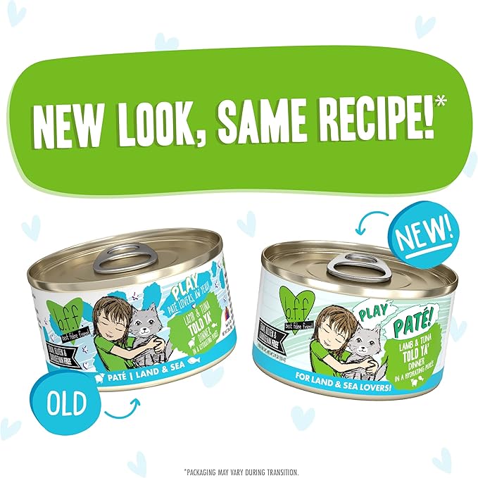 Weruva B.F.F. Play - Best Feline Friend Paté Lovers, Aw Yeah!, Lamb &amp; Tuna Told Ya&