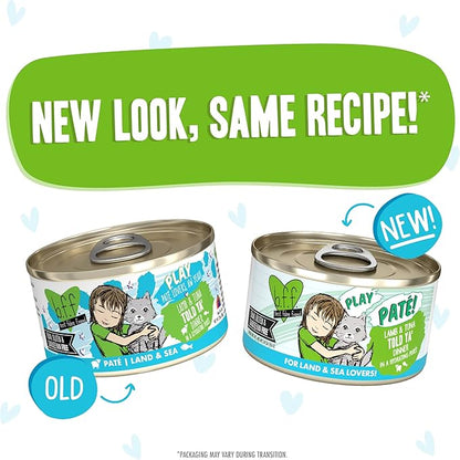 Weruva B.F.F. Play - Best Feline Friend Paté Lovers, Aw Yeah!, Lamb &amp; Tuna Told Ya&