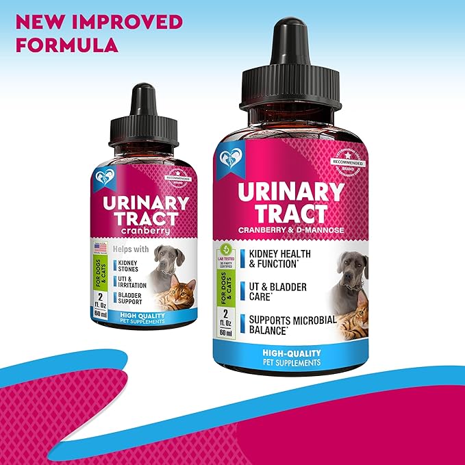 Beloved Pets Cat &amp; Dog Urinary Tract Infection Treatment &amp; Natural UTI Medicine Cranberry-Kidney+Bladder Support Supplement - Best Prevention Incontinence, Bladder Stones