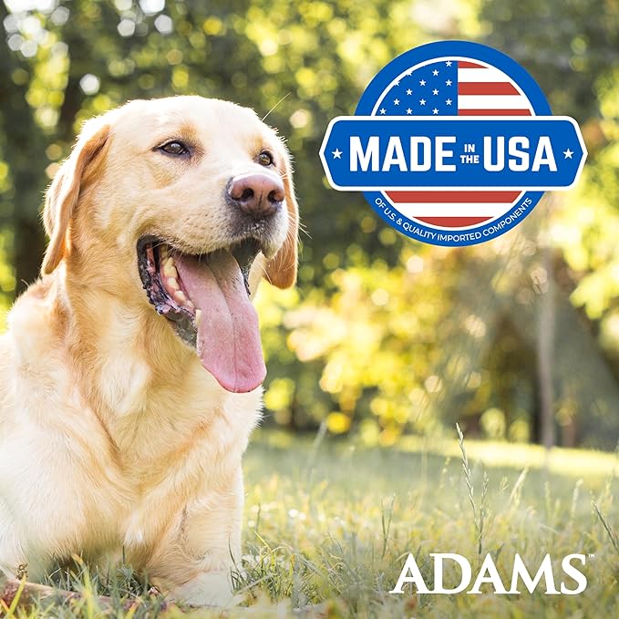 Adams Flea &amp; Tick Collar Plus for Dogs &amp; Puppies |2 Pack |12-Month Protection |One Size Fits All Dogs &amp; Puppies 12 Weeks and Older |Kills Fleas and Ticks |Repels Mosquitoes (excluding California)