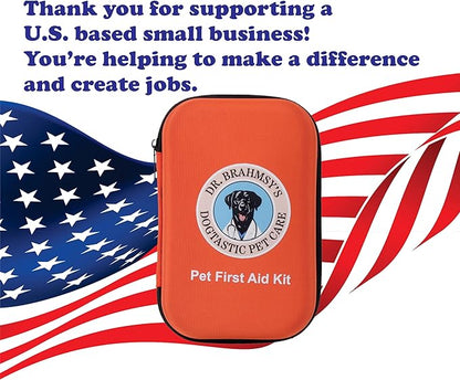 Dr Brahmsy’s Pet First Aid Kit – Emergency Kit for Dogs, Perfect for Travel, Camping &amp; Hiking Essentials