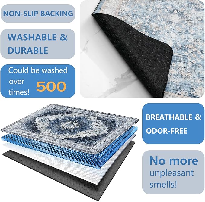 Washable Pee Pads for Dogs 2 Pack, Absorbent Reusable Puppy Pads Waterproof, Leakproof &amp; Non-Slip Whelping Pad, Potty Training Pads for Dogs Playpen Mat 24x36